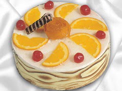 lezzetli pasta satisi 4 ile 6 kisilik yas pasta portakalli pasta  Bingöl Gölüm Çiçek çiçekçi mağazası 