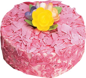 pasta siparisi 4 ile 6 kisilik framboazli yas pasta  Bingöl Gölüm Çiçek çiçek yolla 