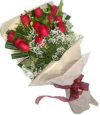 11 adet kirmizi güllerden özel buket  Bingöl Gölüm Çiçek internetten çiçek siparişi 